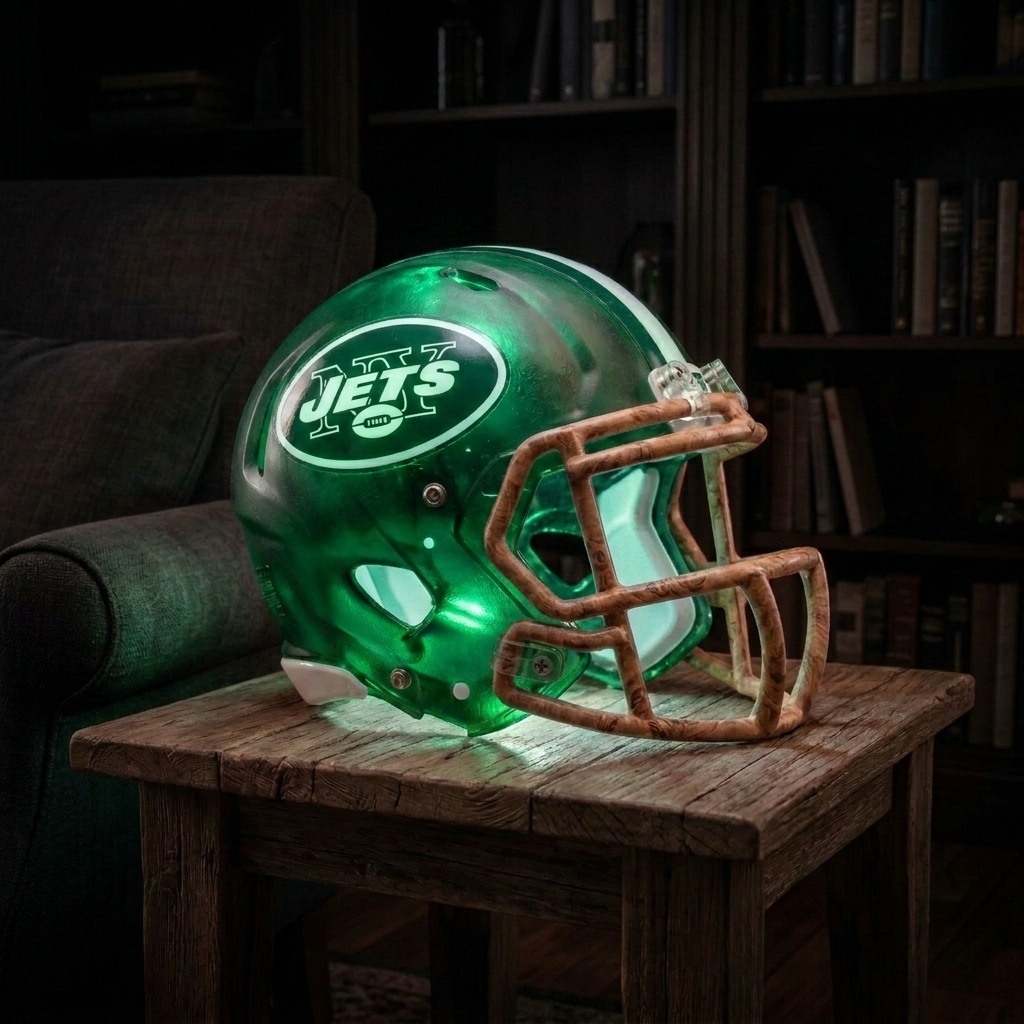 💡 Glowing Football Helmet Lamp – Pick Your Team Style