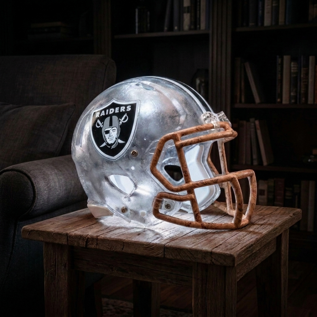 💡 Glowing Football Helmet Lamp – Pick Your Team Style