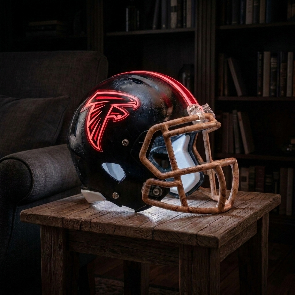 💡 Glowing Football Helmet Lamp – Pick Your Team Style