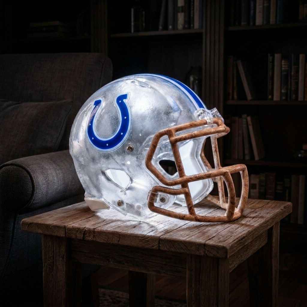 💡 Glowing Football Helmet Lamp – Pick Your Team Style