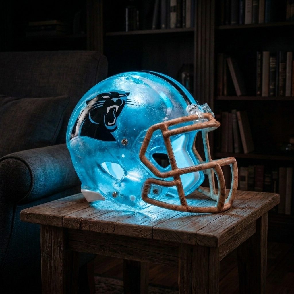 💡 Glowing Football Helmet Lamp – Pick Your Team Style