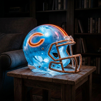 💡 Glowing Football Helmet Lamp – Pick Your Team Style