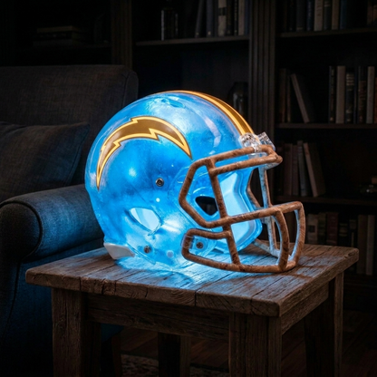 💡 Glowing Football Helmet Lamp – Pick Your Team Style