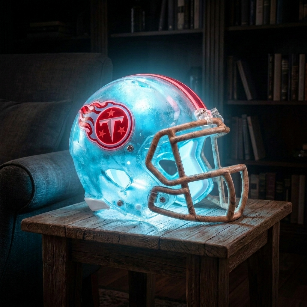 💡 Glowing Football Helmet Lamp – Pick Your Team Style
