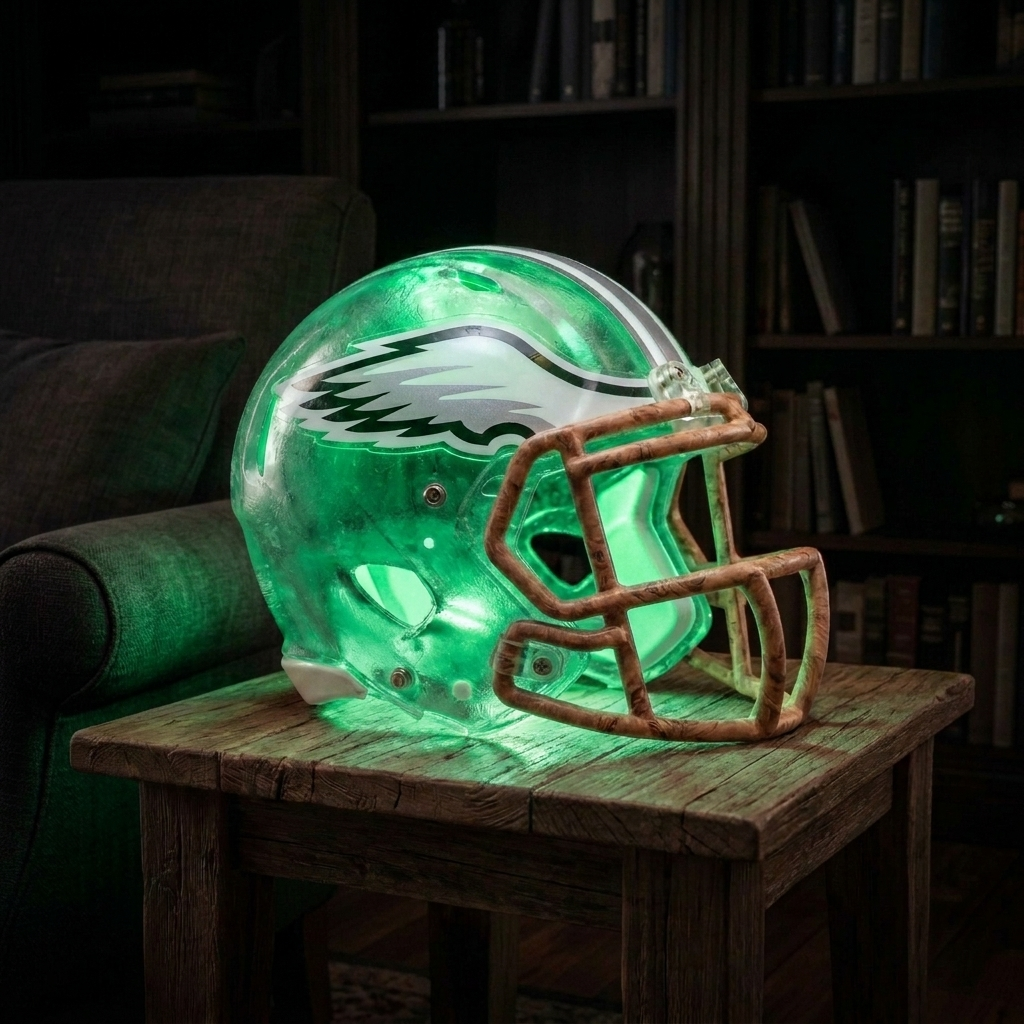 💡 Glowing Football Helmet Lamp – Pick Your Team Style