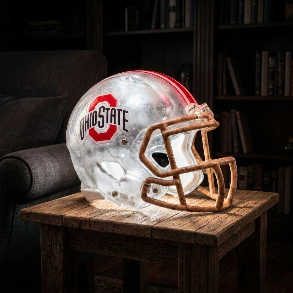 💡 Glowing Football Helmet Lamp – Pick Your Team Style