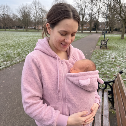 🔥 LAST DAY 50% OFF💗 Cozy Babywearing Fleece Hoodie