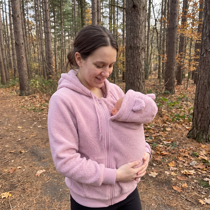 🔥 LAST DAY 50% OFF💗 Cozy Babywearing Fleece Hoodie