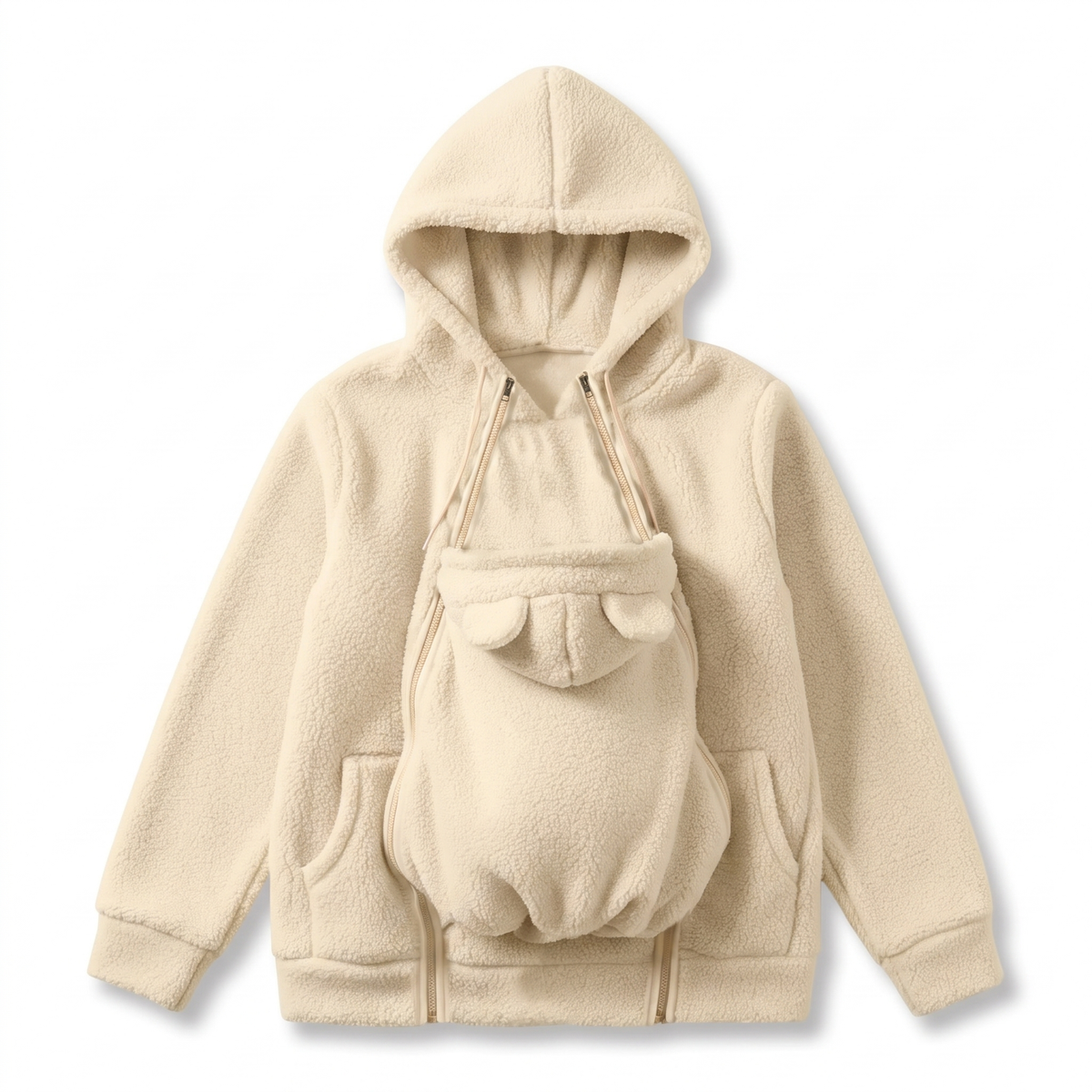 🔥 LAST DAY 50% OFF💗 Cozy Babywearing Fleece Hoodie