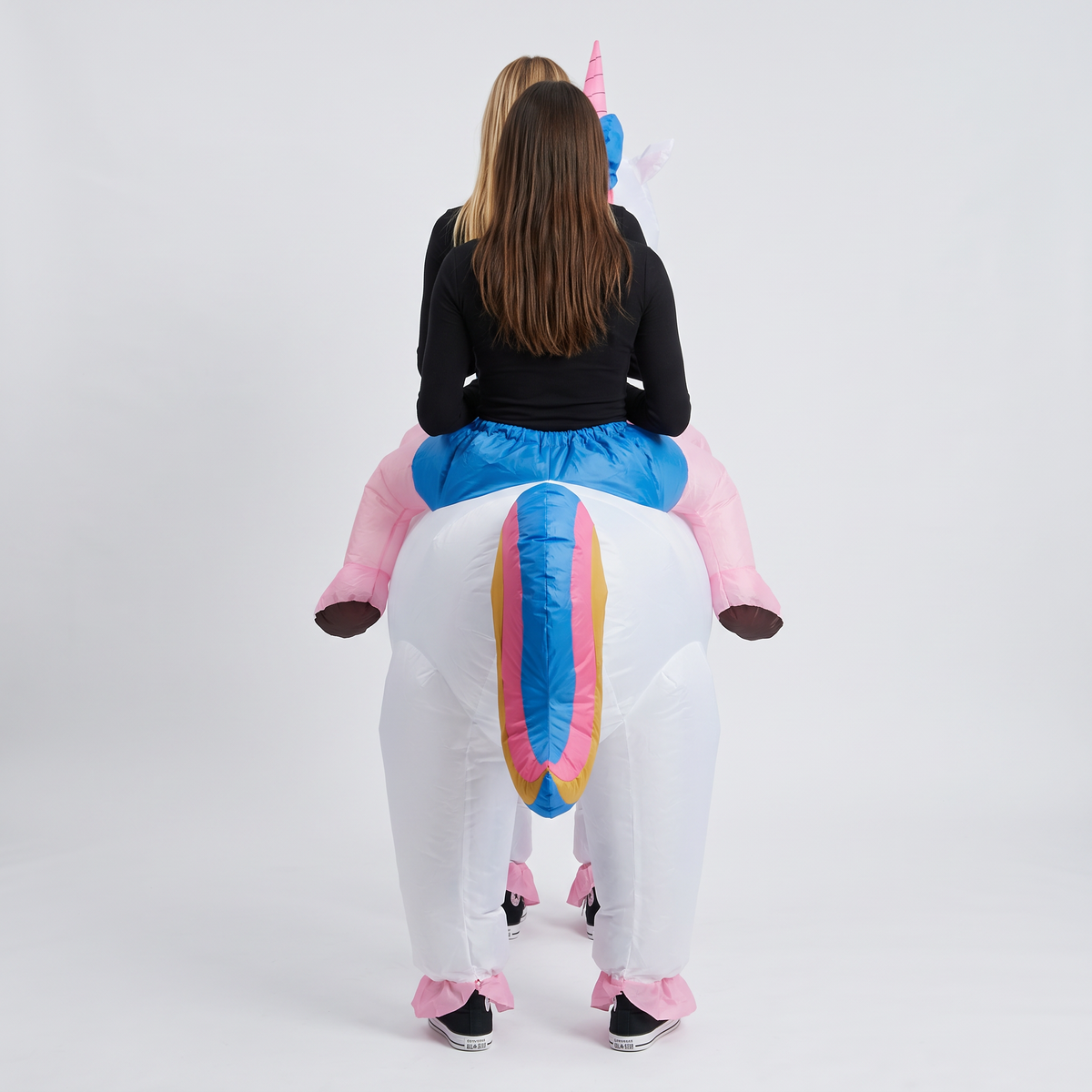 🦄 2-Person Inflatable Unicorn Costume – 30-Second Duo Party Costume for Halloween, Best Friends & Events