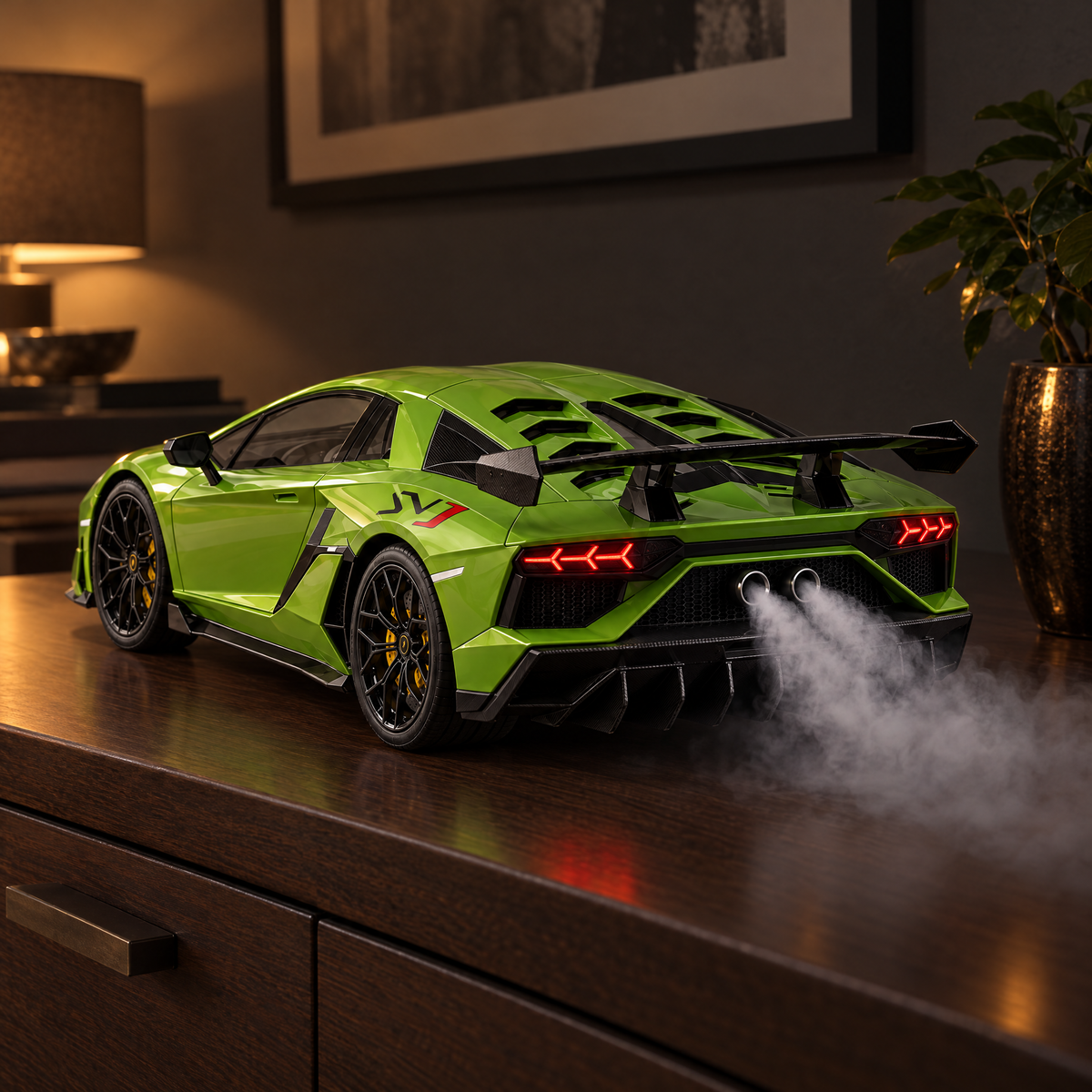 🔥50% OFF🔥🏎️ Track-Inspired Sports Car Display Model – Exhaust Mist Effect Collector Decor!!!