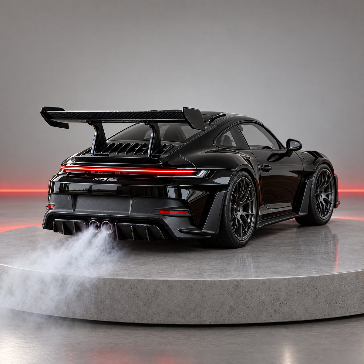 🔥50% OFF🔥🏎️ Track-Inspired Sports Car Display Model – Exhaust Mist Effect Collector Decor!!!