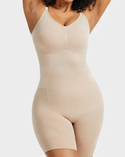 💥 55% OFF Last Day ✨ Seamless Sculpting Bodysuit | Easy-Off Tummy Control