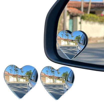 🔥Hot Sale-✨❤️2Pcs Heart Shaped Blind Spot Mirrors for Cars
