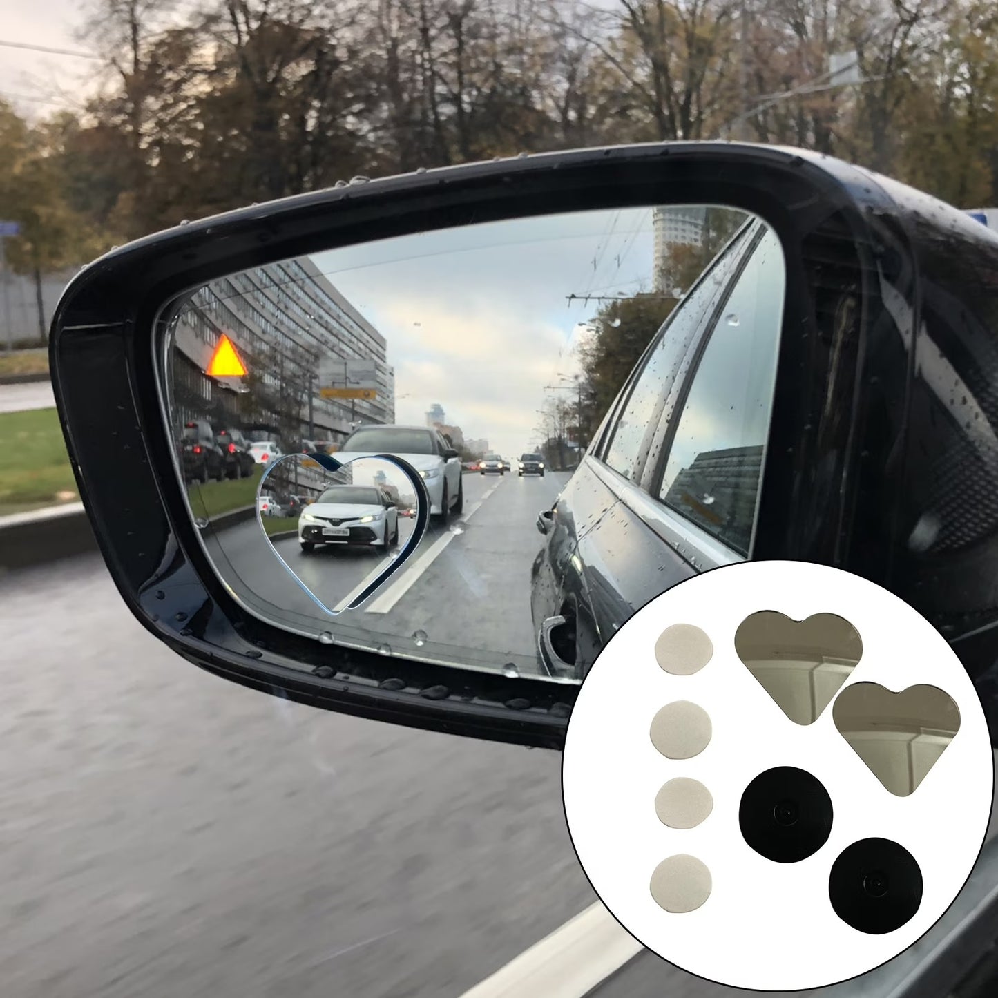 🔥Hot Sale-✨❤️2Pcs Heart Shaped Blind Spot Mirrors for Cars