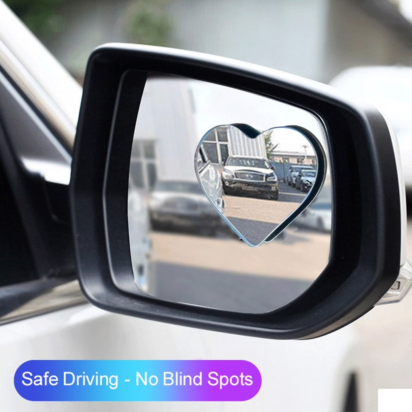 🔥Hot Sale-✨❤️2Pcs Heart Shaped Blind Spot Mirrors for Cars