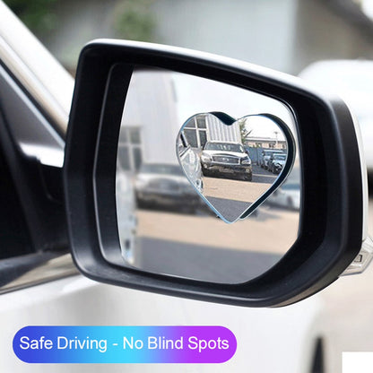 🔥Hot Sale-✨❤️2Pcs Heart Shaped Blind Spot Mirrors for Cars
