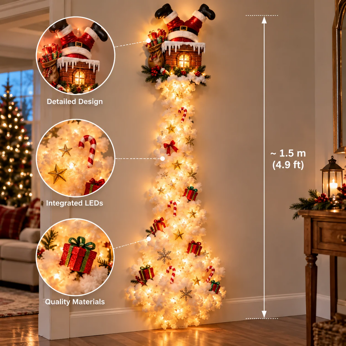 ✨Christmas Magic Trail Wall Light - A Little Christmas Magic, Right on Your Wall✨