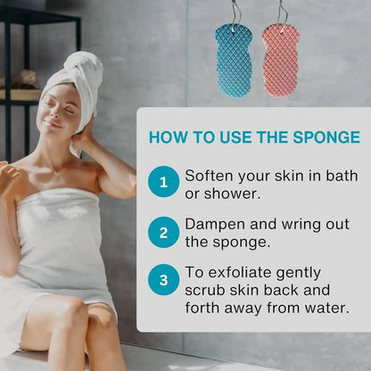 🔥Last Day 50% OFF ✨Super Soft 3D Exfoliating Bath Sponge (4-Pack)
