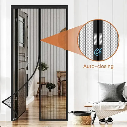 🔥2026 HOT SALE🏠🔥Breathable Mesh Curtain with Hands-Free Magnetic Closure