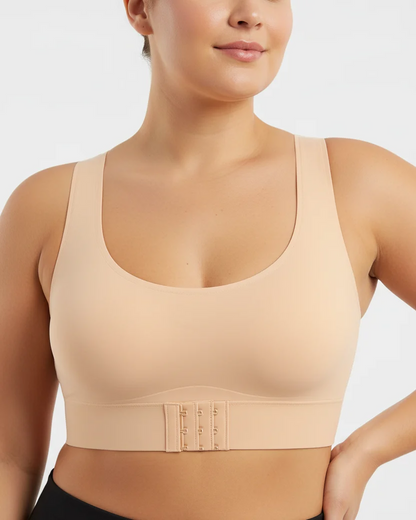 ✨Cross Back Front Closure Bra – Wireless Comfort & Posture Support