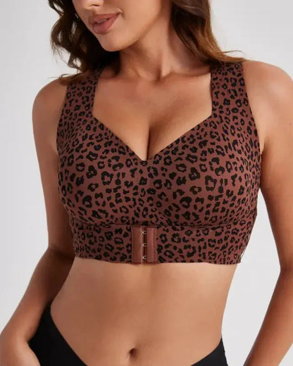 ✨Cross Back Front Closure Bra – Wireless Comfort & Posture Support