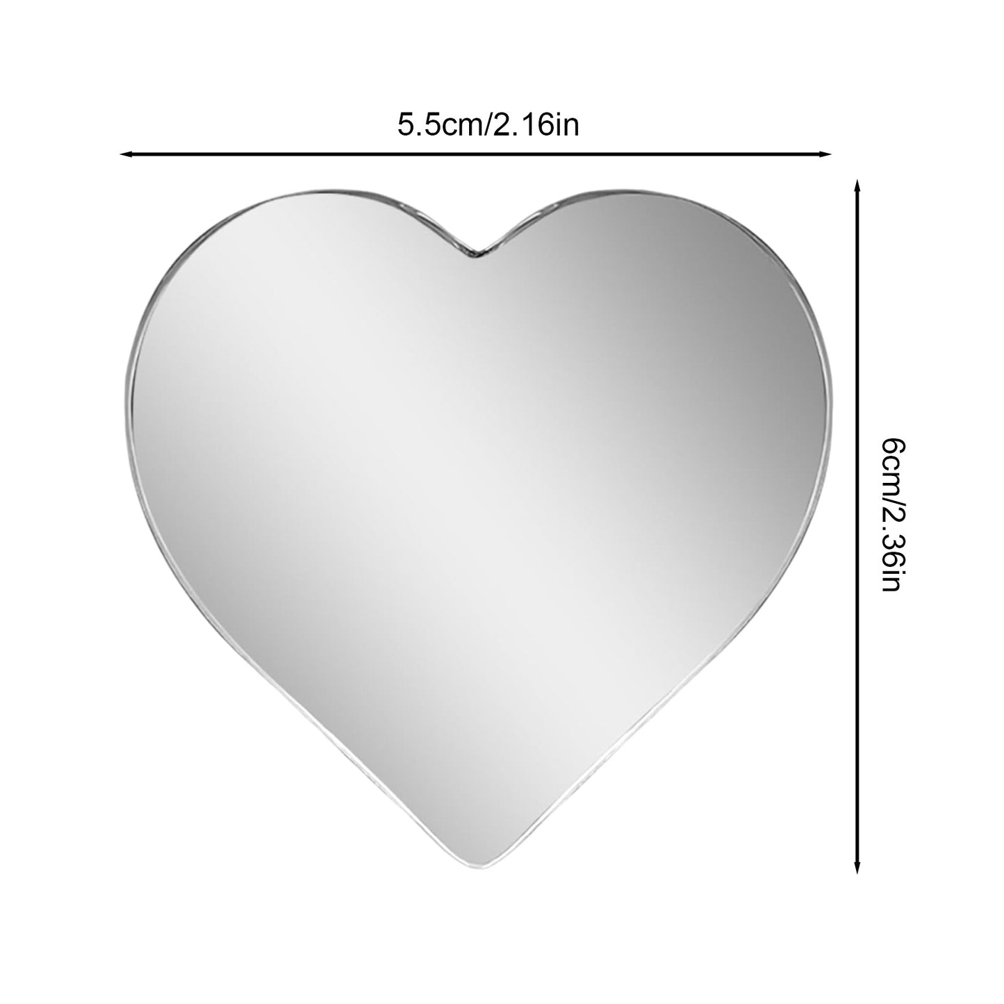 🔥Hot Sale-✨❤️2Pcs Heart Shaped Blind Spot Mirrors for Cars