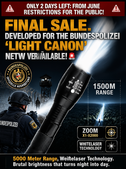 🔦 High-Power Long-Range Flashlight – Adjustable Focus for Outdoor Adventures & Emergency Lighting