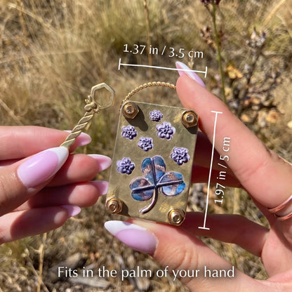 🌸 Mini Brass Flower Press — Pocket-Sized Botanical Keepsakes