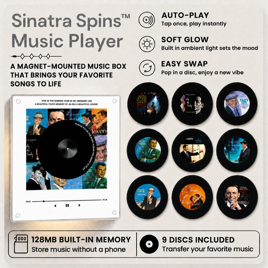 🎶 Sinatra Spins™ Retro Music Player