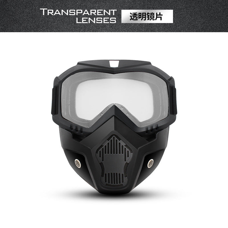 Detachable Full Face Goggle Mask