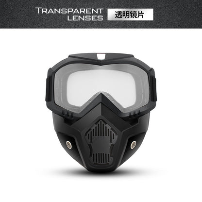 Detachable Full Face Goggle Mask