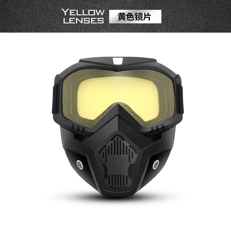 Detachable Full Face Goggle Mask