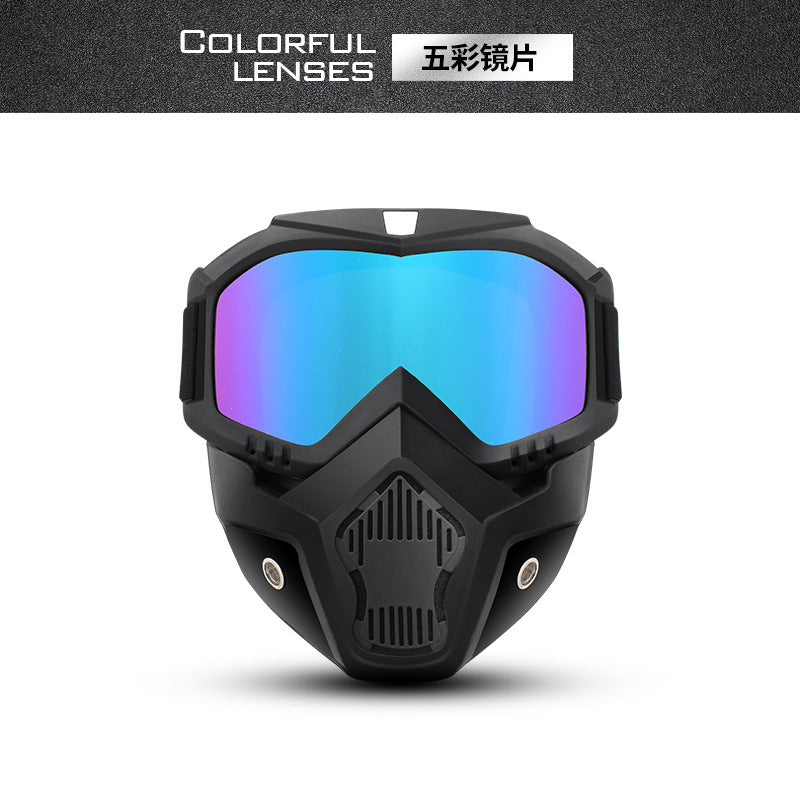 Detachable Full Face Goggle Mask