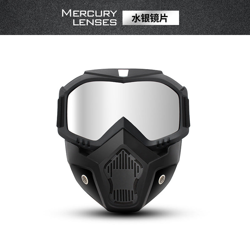 Detachable Full Face Goggle Mask