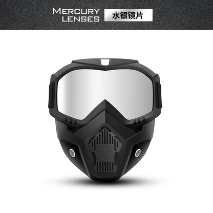 Detachable Full Face Goggle Mask