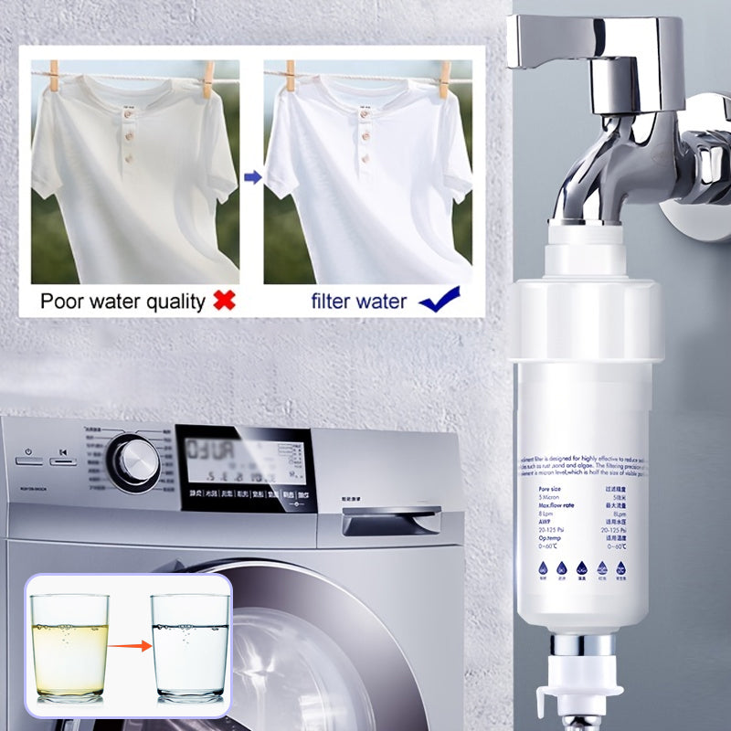 💧 Universal Washing Machine Water Filter - High Flow Tap Purification 🧼