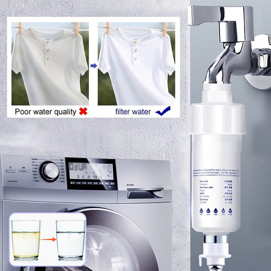 💧 Universal Washing Machine Water Filter - High Flow Tap Purification 🧼