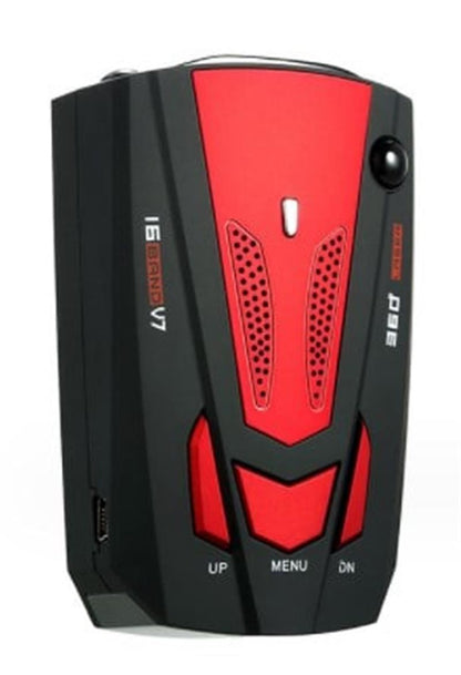 🚗 V7 Smart Radar Detector 📡 Multi-Band Detection with Voice Alerts, LED Display & City/Highway Modes