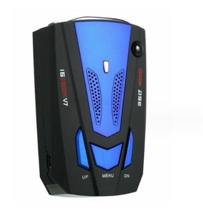 🚗 V7 Smart Radar Detector 📡 Multi-Band Detection with Voice Alerts, LED Display & City/Highway Modes