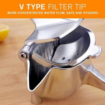 🍋 Manual Metal Citrus Juicer – Compact Hand Press for Fresh Juice