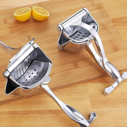 🍋 Manual Metal Citrus Juicer – Compact Hand Press for Fresh Juice