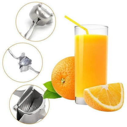 🍋 Manual Metal Citrus Juicer – Compact Hand Press for Fresh Juice