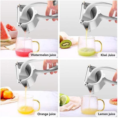 🍋 Manual Metal Citrus Juicer – Compact Hand Press for Fresh Juice