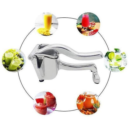 🍋 Manual Metal Citrus Juicer – Compact Hand Press for Fresh Juice