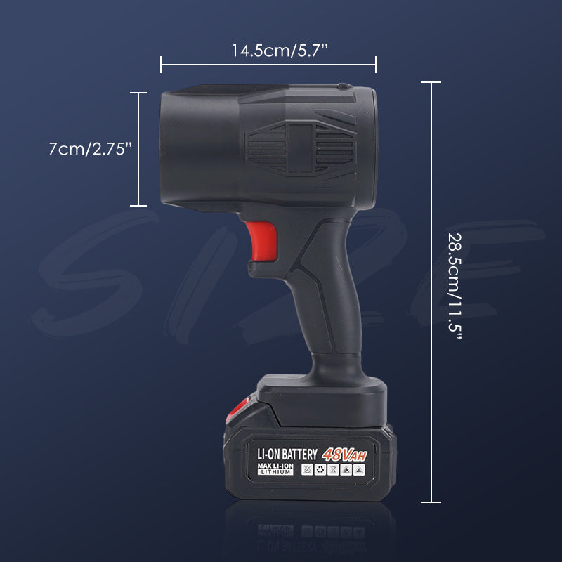 💨 Turbo Power Portable Air Blower – Compact High-Speed Cleaning for Home, Car & Workshop