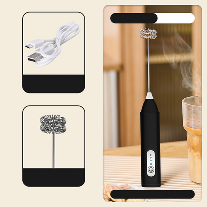 🎉 2026 Sale — Over 17,000 Sold! 💞 Electric Drink Foam Mixer