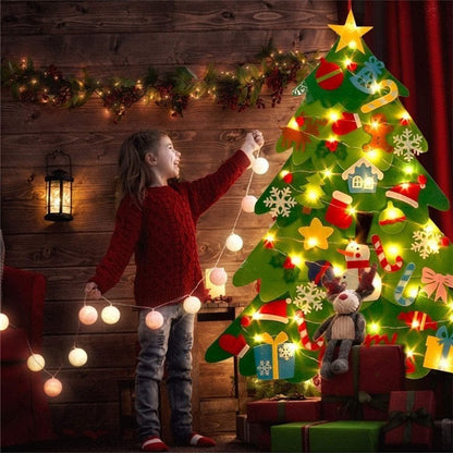🎄 Kids DIY Felt Christmas Tree – Create, Decorate & Make Holiday Memories ✨🎁