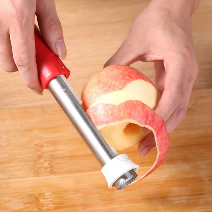 🍎 Stainless Steel 2-in-1 Fruit Corer & Peeler | Sharp Blade, Ergonomic Handle & Perfect for Apples, Pears & More