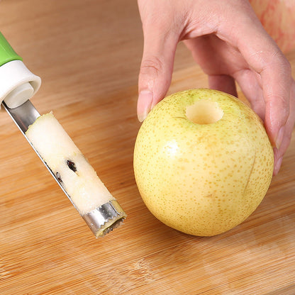 🍎 Stainless Steel 2-in-1 Fruit Corer & Peeler | Sharp Blade, Ergonomic Handle & Perfect for Apples, Pears & More